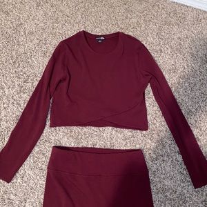 Fashion Nova Ribbed 2 piece legging set